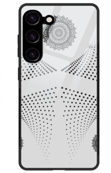 Unisex Samsung Glass Case White Samsung Galaxy S23