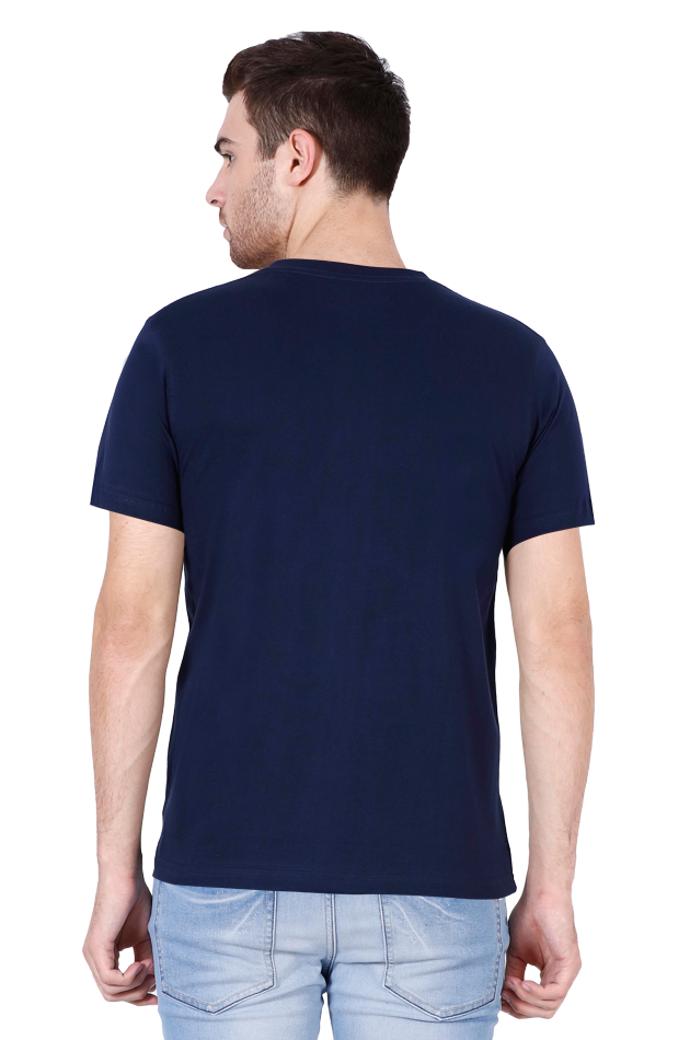 Male Vneck Half Sleeve - 251110Lines&Waves